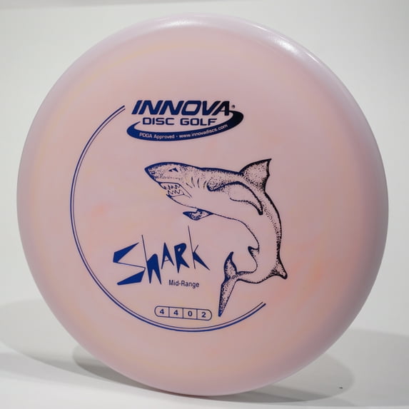 Innova Super Light DX Shark Lightweight Disc Golf Midrange Disc, Pick Color/Weight [Stamp & Exact Color May Vary] Pink (light) 130-139 grams