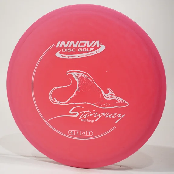 Innova Super Light DX Stingray Lightweight Disc Golf Midrange Disc, Pick Color/Weight [Stamp & Exact Color May Vary] Pink 140-149 grams