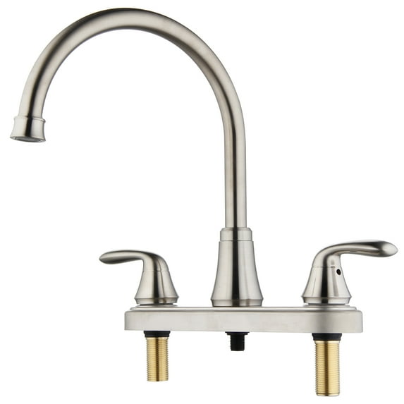 Innova Two Handle Brushed Nickel Kitchen Faucet ( Pack of 1)