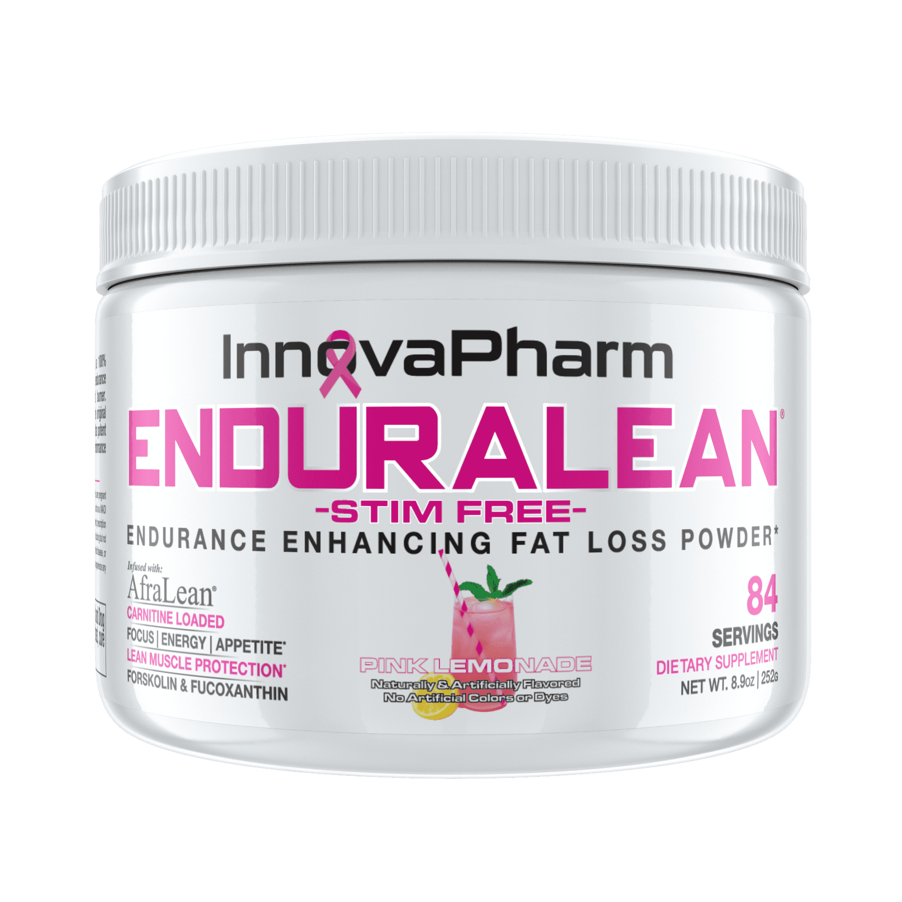 InnovaPharm Enduralean Stim Free Endurance Enhancing Fat Loss Powder - Pink Lemonade