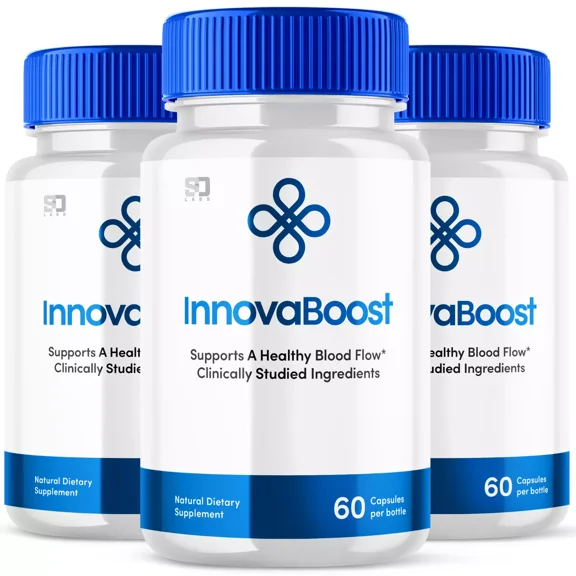 Innovaboost Healthy Blood Flow Pills - Support energy and focus (3 Pack)