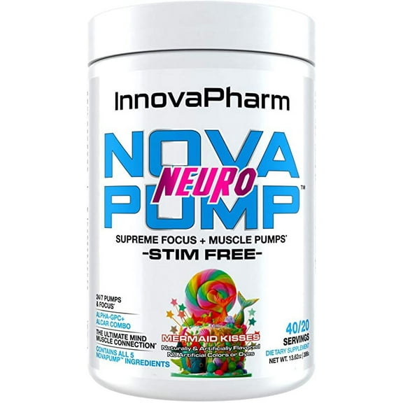Innovapharm Novapump Neuro Mermaid Kisses Nitrix Oxide Enhancing Preworkout