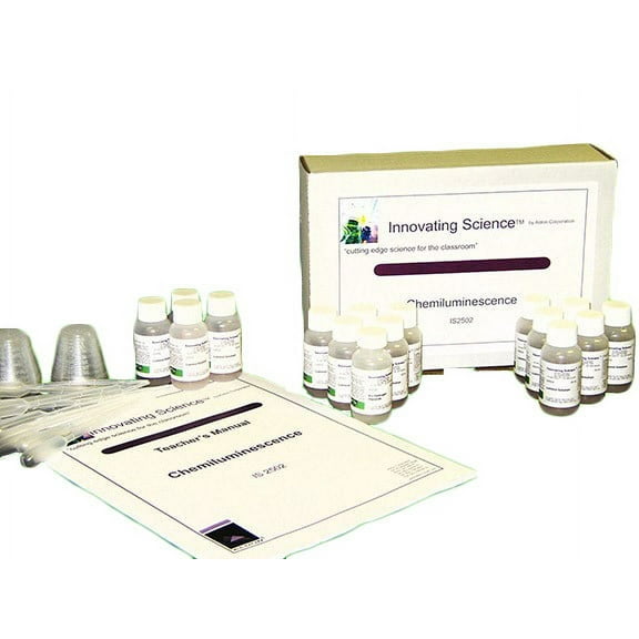 Innovating Science Chemiluminescence Chemistry Demo Kit (Supplies for 15 Groups)