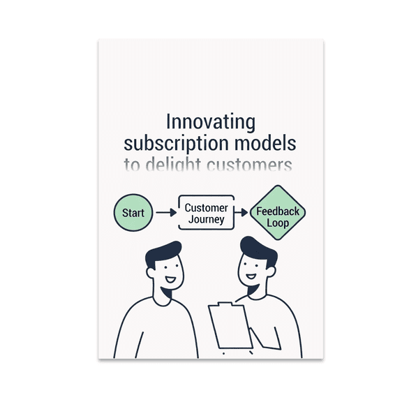Innovating Subscription Models to Delight Customers - Business Professional - 13x19 Poster Print