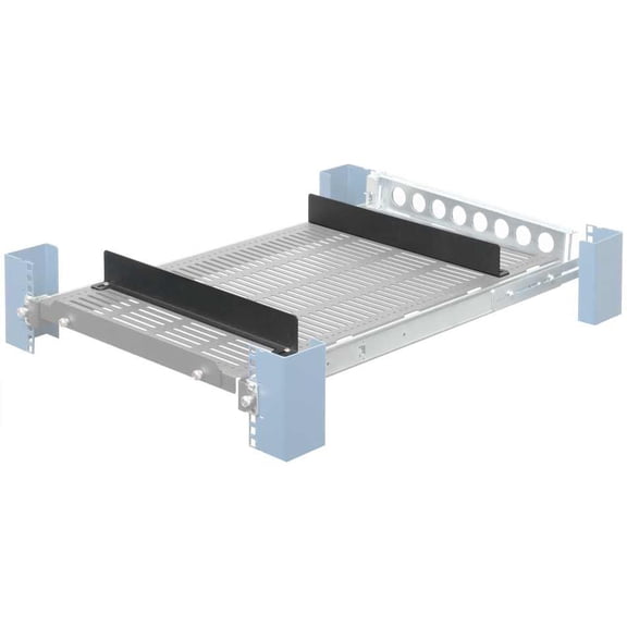 RackSolutions Shelf Stop Bracket 2.0in Height 2-Pack for 115 Sliding Equipment Shelf, Compatible with 4 Post Racks, Prevents Equipment Shifting