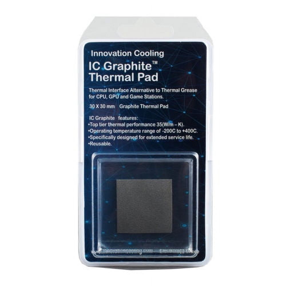 Innovation Cooling Graphite Thermal Pad Alternative To Thermal Paste/Grease (40 X 40mm