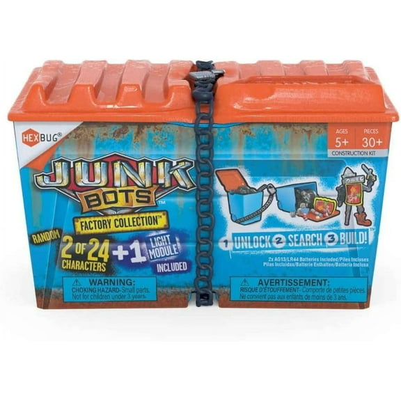 Innovation First Junk Bots Factory Collection Mystery Pack Action Figures (3 Pack)