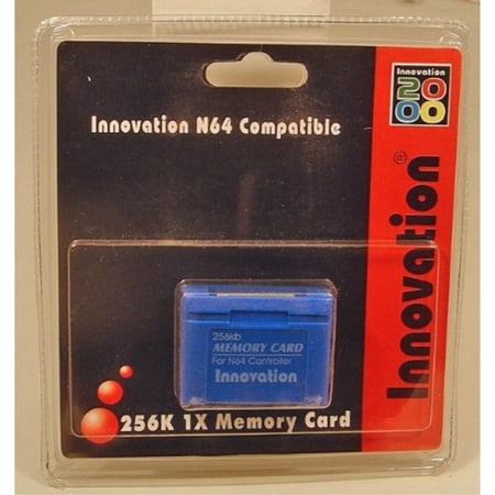 innovation 48695 nintendo 64 256 kb memory card - Walmart.com