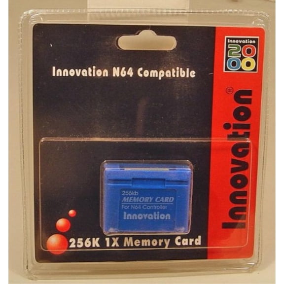 innovation 48695 nintendo 64 256 kb memory card - Walmart.com