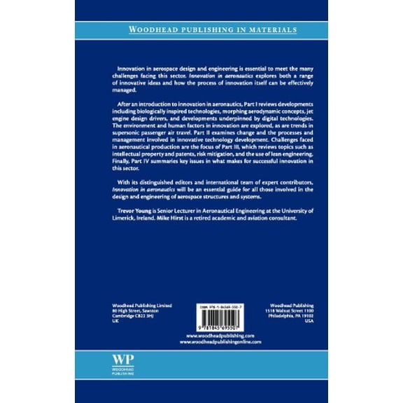 Pre-Owned Innovation in Aeronautics (Hardcover) by T Young, M Hirst