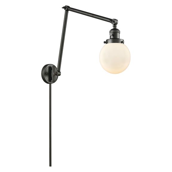 Innovations 1-LT Beacon 30" Swing Arm - Oil Rubbed Bronze - 238-OB-G201-6