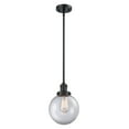 thumbnail image 1 of Innovations 1-LT Beacon 8" Mini Pendant - Matte Black - 201S-BK-G202-8, 1 of 1