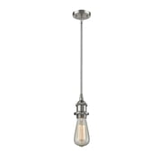 Innovations 1-LT LED Bare Bulb 4.5 Pendant - Brushed Satin Nickel - 516-1S-SN-LED