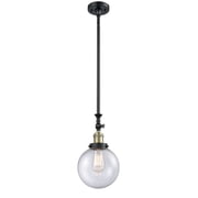 Innovations 1-LT LED Beacon 8 Mini Pendant - Black Antique Brass - 206-BAB-G204-8-LED