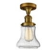 thumbnail image 1 of Innovations 1-LT LED Bellmont 6.5" Semi-Flush Mount - Brushed Brass - 517-1CH-BB-G194-LED, 1 of 1
