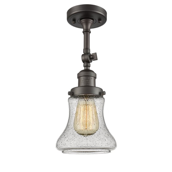 Innovations 1-LT LED Bellmont 6.5" Semi-Flush Mount - Oil Rubbed Bronze - 201F-OB-G194-LED