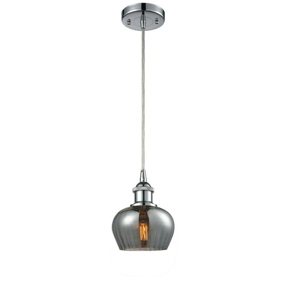 Innovations 1-LT LED Fenton 6.5" Mini Pendant - Polished Chrome - 516-1P-PC-G93-LED