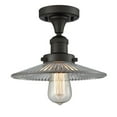 thumbnail image 1 of Innovations 1-LT LED Halophane 10" Semi-Flush Mount - Oil Rubbed Bronze - 517-1CH-OB-G2-LED, 1 of 1