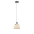 thumbnail image 1 of Innovations 1-LT LED Large Bell 8" Mini Pendant - Brushed Satin Nickel - 201S-SN-G71-LED, 1 of 2