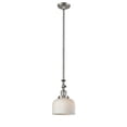 thumbnail image 1 of Innovations 1-LT LED Large Bell 8" Mini Pendant - Brushed Satin Nickel - 206-SN-G71-LED, 1 of 1
