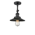 thumbnail image 1 of Innovations 1-LT LED Railroad 8" Semi-Flush Mount - Matte Black - 201F-BK-M6-LED, 1 of 1