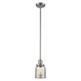 thumbnail image 1 of Innovations 1-LT LED Small Bell 5" Mini Pendant - Brushed Satin Nickel - 201S-SN-G58-LED, 1 of 1