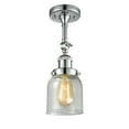 thumbnail image 1 of Innovations 1-LT LED Small Bell 5" Semi-Flush Mount - Polished Chrome - 201F-PC-G54-LED, 1 of 5
