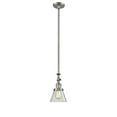 thumbnail image 1 of Innovations 1-LT LED Small Cone 6" Mini Pendant - Brushed Satin Nickel - 206-SN-G62-LED, 1 of 1