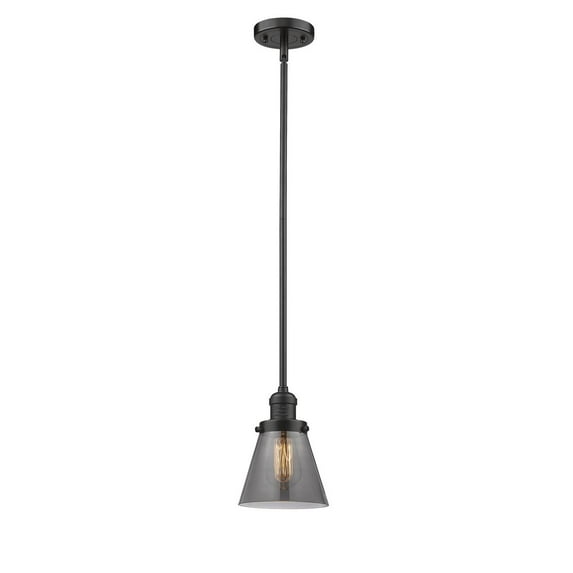 Innovations 1-LT LED Small Cone 6" Mini Pendant - Oil Rubbed Bronze - 201S-OB-G63-LED