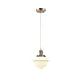 thumbnail image 1 of Innovations 1-LT LED Small Oxford 8" Mini Pendant - Antique Copper - 201C-AC-G531-LED, 1 of 1