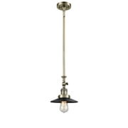 Innovations 1-LT Railroad 8 Mini Pendant - Antique Brass - 206-AB-M6