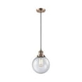 thumbnail image 1 of Innovations 1-LT Vintage LED Beacon 6" Mini Pendant - Antique Copper - 201C-AC-G204-8-LED, 1 of 1