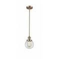 thumbnail image 1 of Innovations 1-LT Vintage LED Beacon 6" Mini Pendant - Antique Copper - 201S-AC-G202-6-LED, 1 of 1