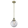 thumbnail image 1 of Innovations 1-LT Vintage LED Beacon 8" Mini Pendant - Antique Brass - 201S-AB-G202-8-LED, 1 of 1