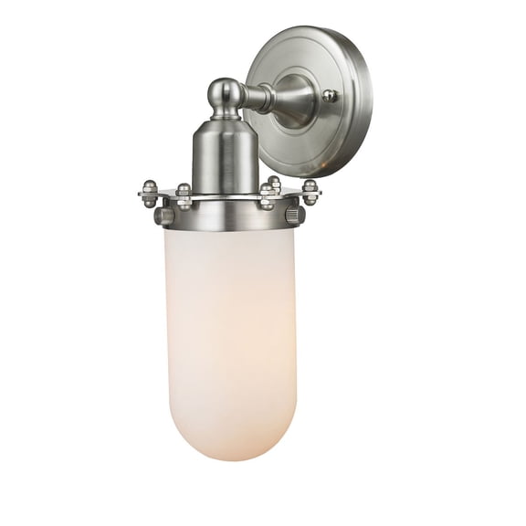 Innovations 1-LT Vintage LED Centri 4" Sconce - Brushed Satin Nickel - 232-SN-W-LED