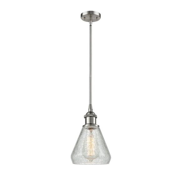 Innovations 1-LT Vintage LED Conesus 6" Pendant - Brushed Satin Nickel - 516-1S-SN-G275-LED