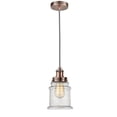 thumbnail image 1 of Innovations 100AC-10BW-1H-AC-G184 Canton 1 Light 11.25 inch Mini Pendant, Antique Copper, 1 of 1