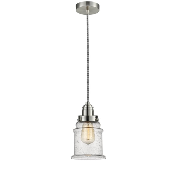 Innovations 100SN-10BW-2H-SN-G184 One Light Mini Pendant from Winchester collection