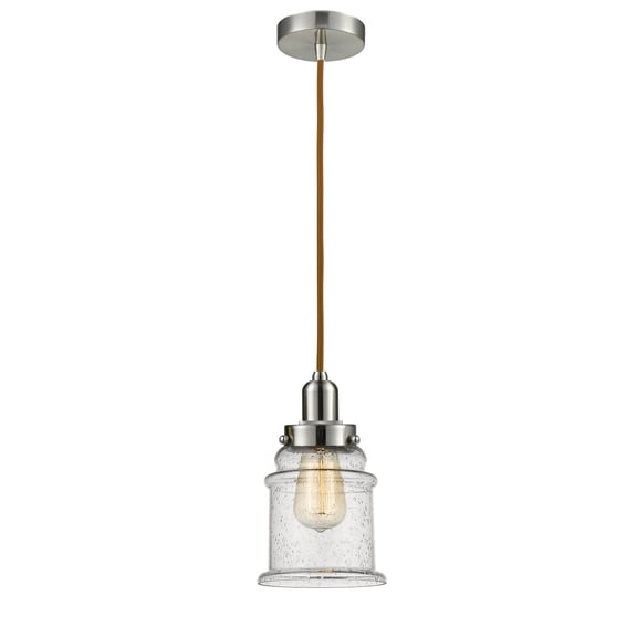Innovations 100SN-10CR-0H-SN-G184 One Light Mini Pendant from Whitney collection