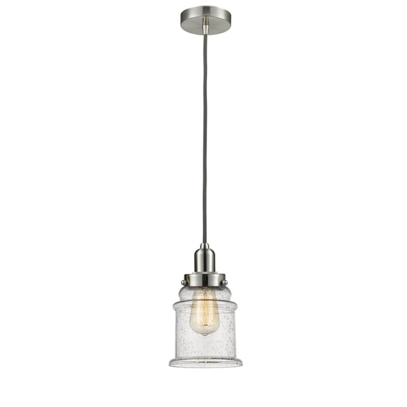 Innovations 100SN-10GY-0H-SN-G184 One Light Mini Pendant from Whitney collection