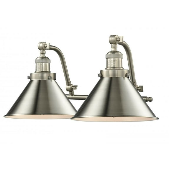 Innovations 2-LT LED Briarcliff 18" Bathroom Fixture - Brushed Satin Nickel - 515-2W-SN-M10-LED