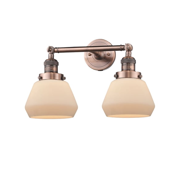 2 Light Vintage Dimmable Led Bathroom Fixture