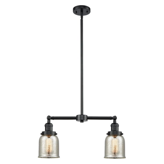 Innovations 2-LT LED Small Bell 21" Chandelier - Oil Rubbed Bronze - 209-OB-G58-LED