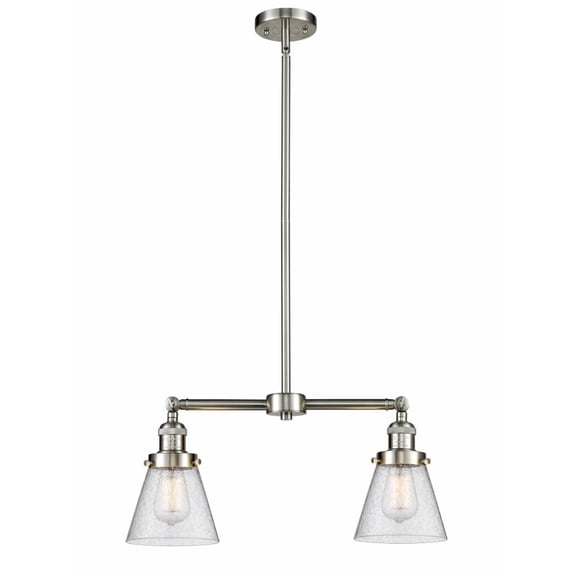 Innovations Lighting - Small Cone-7W 2 LED Chandelier in Traditional Style-21