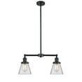 thumbnail image 1 of Innovations 2-LT LED Small Cone 22" Chandelier - Oil Rubbed Bronze - 209-OB-G62-LED, 1 of 1