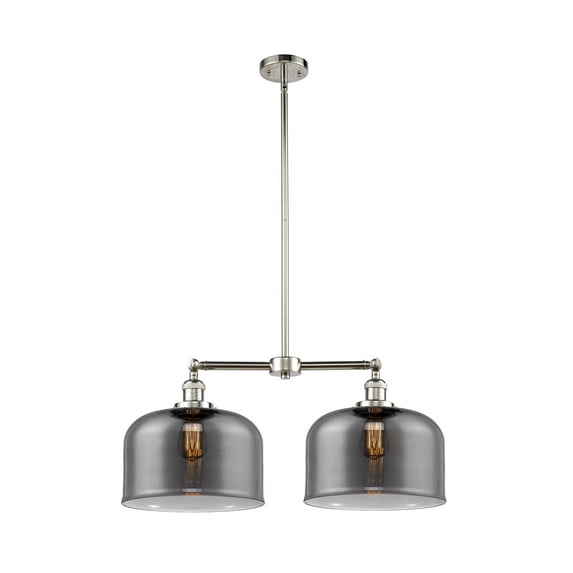 Innovations 2-LT LED X-Large Bell 22" Chandelier - Polished Nickel - 209-PN-G73-L-LED