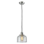 Innovations 201C-PN-G74-LED Traditional One Light Mini Pendant from Franklin Restoration collection in Polished Nickel finish,