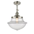 thumbnail image 1 of Innovations  201FPNG542LED  LED SemiFlush Mount  Franklin Restoration   Nickel, 1 of 1