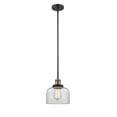 thumbnail image 1 of Innovations 201S-BAB-G72-LED Transitional One Light Mini Pendant from Franklin Restoration collection in Two-Tone finish,, 1 of 2