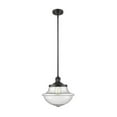 thumbnail image 1 of 201S-BK-G544-LED-Innovations Lighting-Large Oxford-3.5W 1 LED Mini Pendant in Traditional Style-12 Inches Wide by 11.5 Inches High   Matte Black, 1 of 1